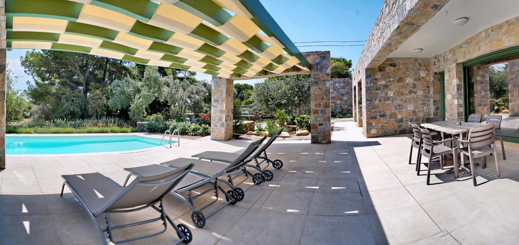 Vila Ouzo Stone House 1 With Private Pool Plomari Exteriér fotografie