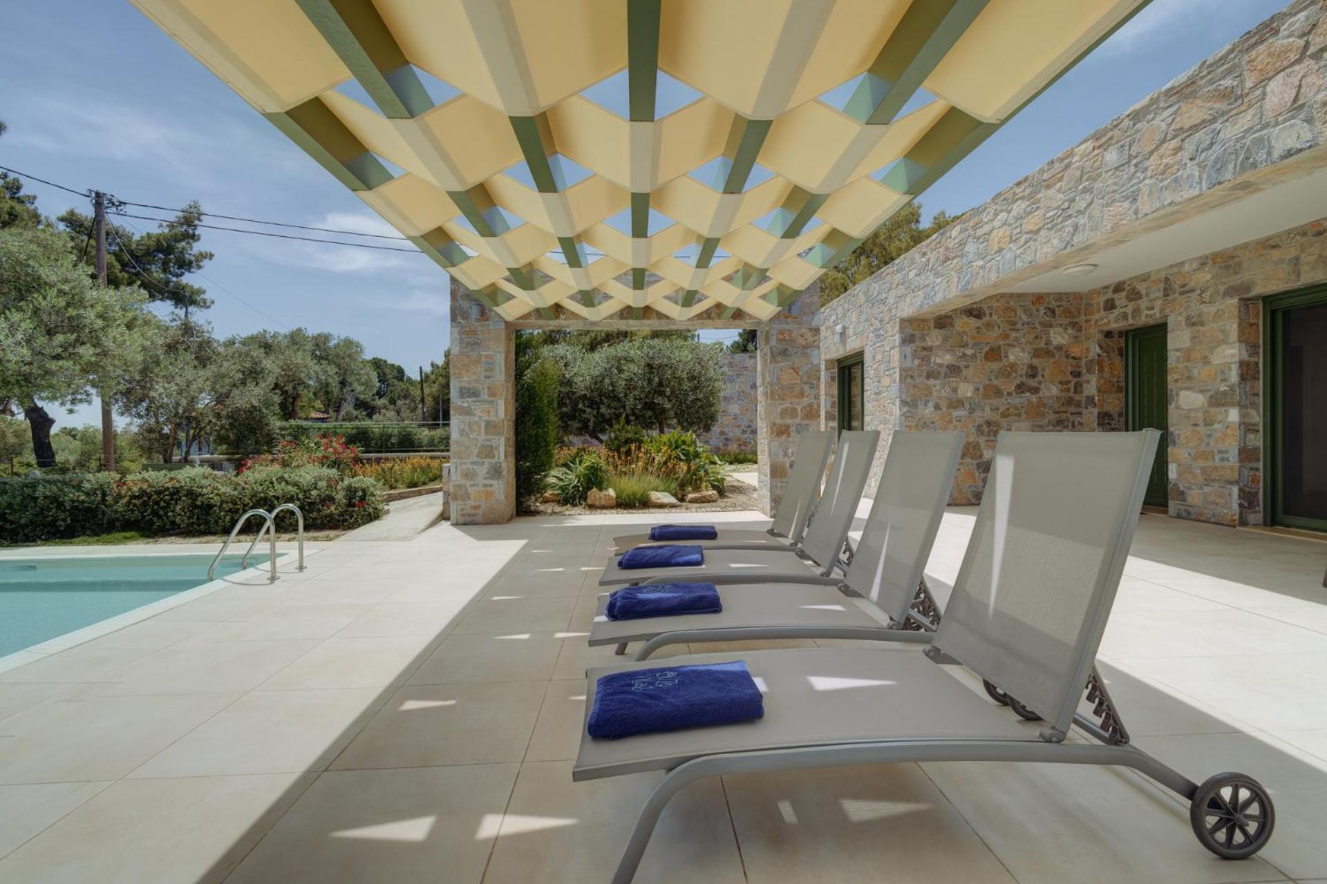 Vila Ouzo Stone House 1 With Private Pool Plomari Exteriér fotografie